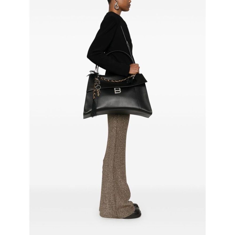 Balenciaga Women Hourglass Large Leather Handbag - Picture 3 of 5